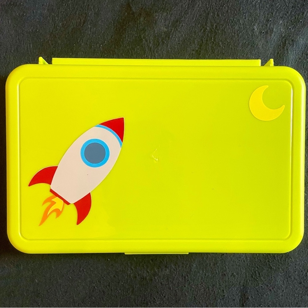 Rocket pencil box